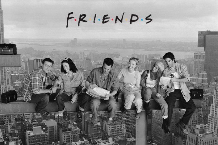 Image of Friends Przyjaciele Nowy Jork Robotnicy - plakat