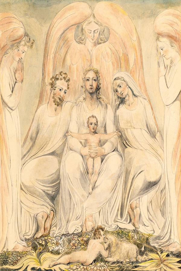 Image of The Holy Family (also known as Christ in the Lap of Truth), William Blake - plakat Wymiar do wyboru: 20x30 cm