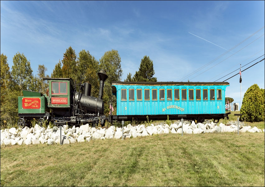 Image of Mount Washington Cog Railway in Twin Mountain, New Hampshire., Carol Highsmith - plakat Wymiar do wyboru: 100x70 cm
