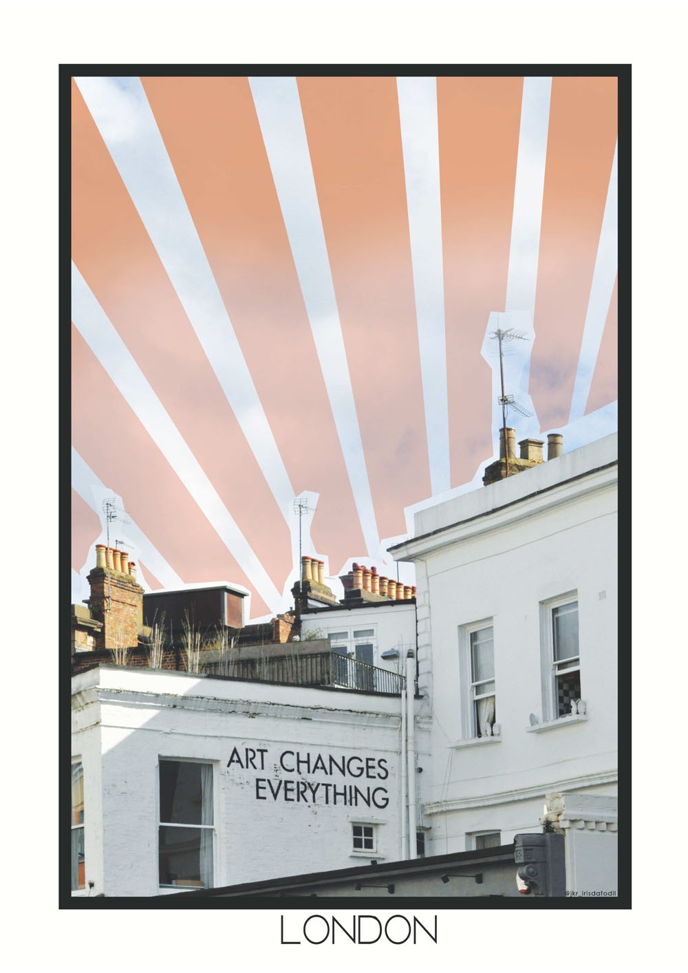 Image of Londyn Notting Hill - plakat Wymiar do wyboru: 70x100 cm