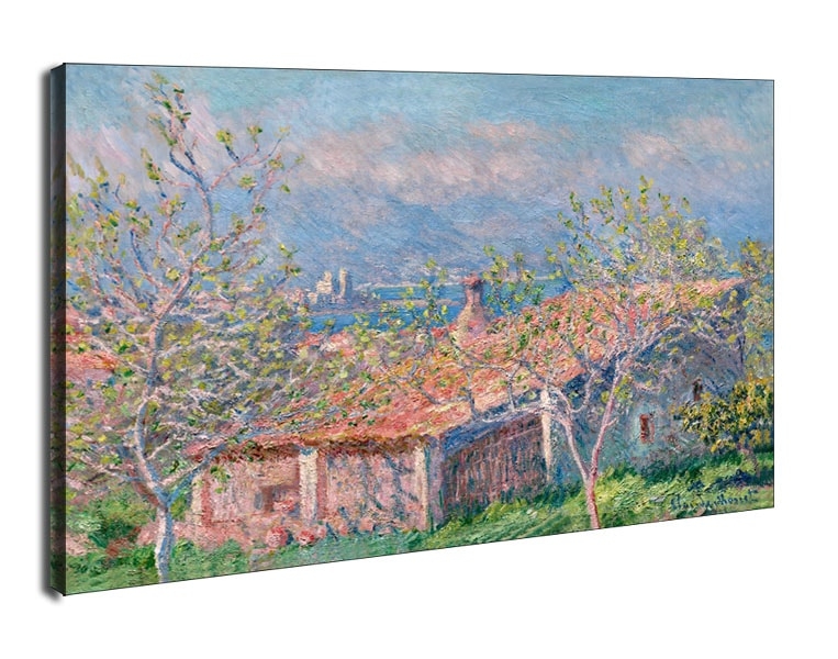 Image of Gardener's House at Antibes, Claude Monet - obraz na płótnie Wymiar do wyboru: 70x50 cm