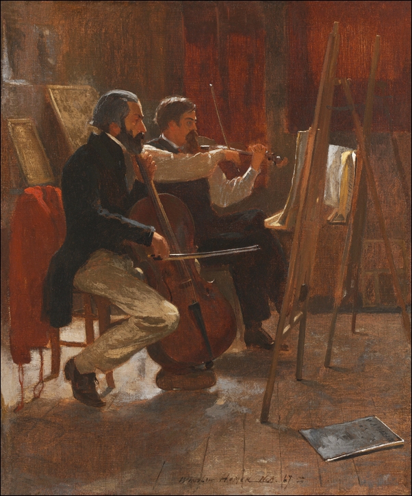 Image of The Studio, Winslow Homer - plakat Wymiar do wyboru: 42x59,4 cm