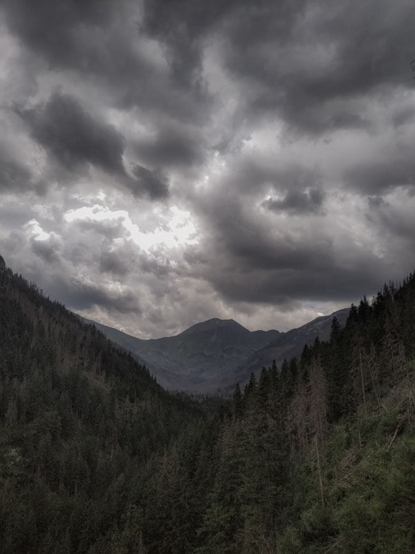 Image of Widok na góry - plakat Wymiar do wyboru: 20x30 cm