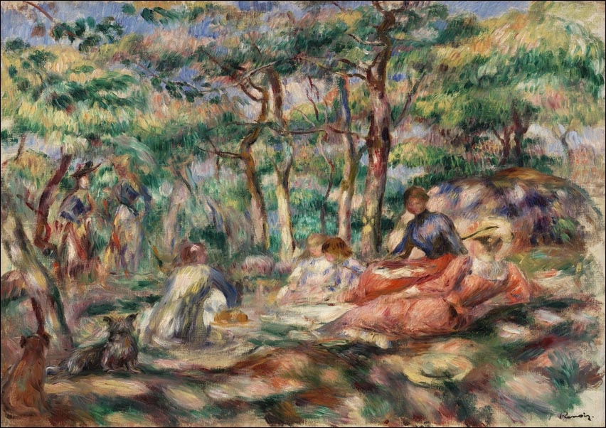 Image of Picnic, Auguste Renoir - plakat Wymiar do wyboru: 100x70 cm