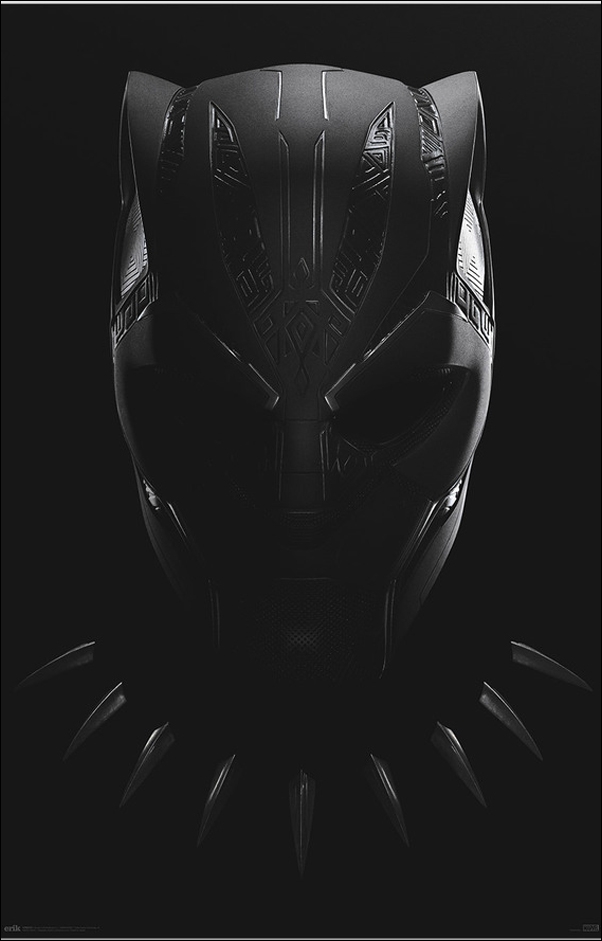 Image of Marvel Czarna Pantera Wakanda w Moim Sercu - plakat