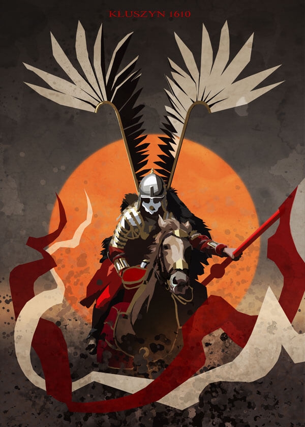 Image of Kłuszyn 1610 Husaria - plakat Wymiar do wyboru: 60x80 cm