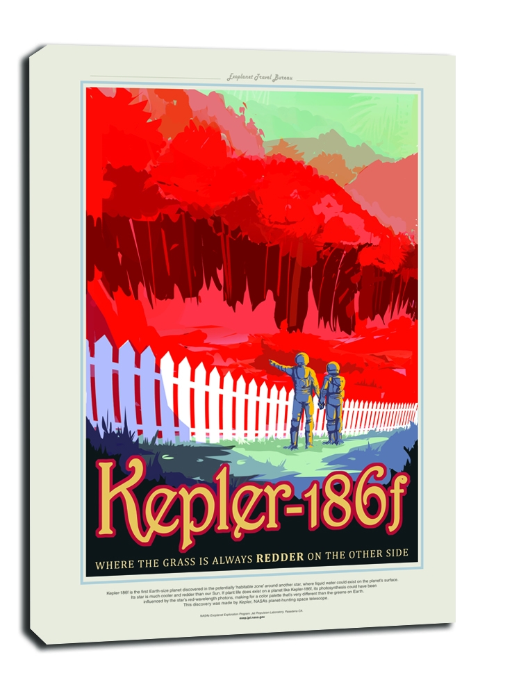 Image of Kepler186f - obraz na płótnie Wymiar do wyboru: 70x100 cm