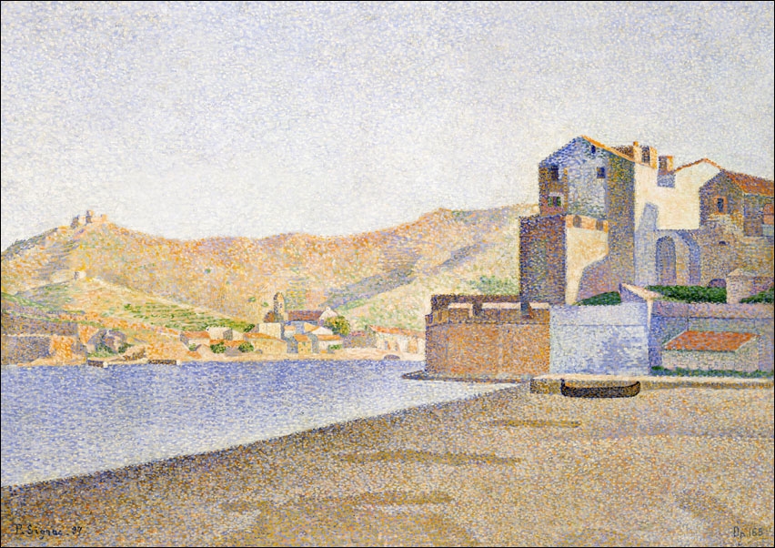 Image of The Town Beach, Collioure, Opus 165, Paul Signac - plakat Wymiar do wyboru: 30x20 cm