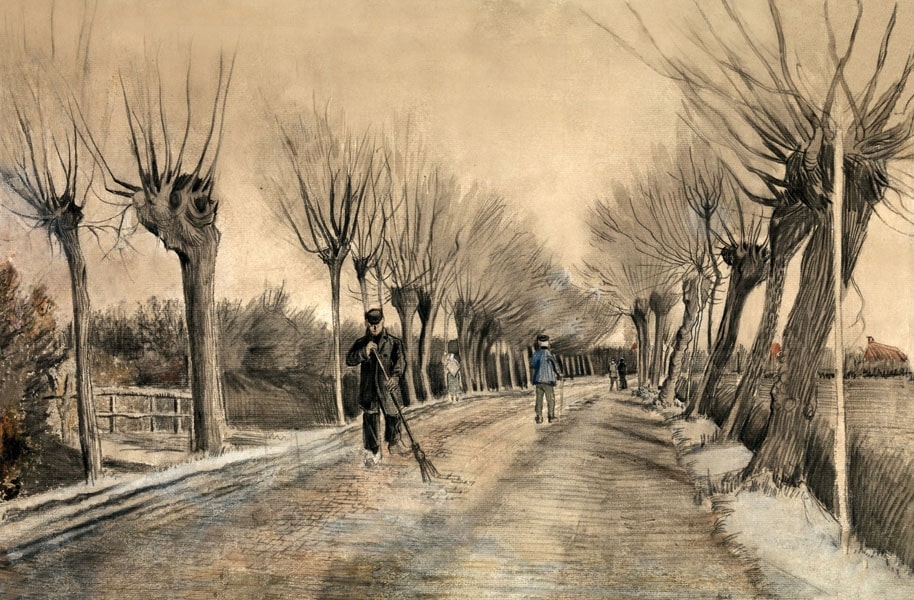 Image of Road in Etten, Vincent van Gogh - plakat Wymiar do wyboru: 30x20 cm