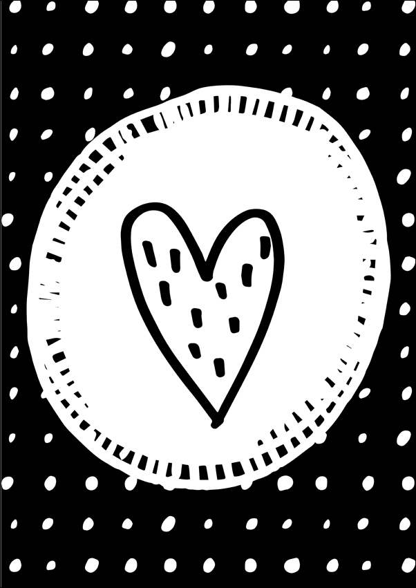 Image of heart - plakat Wymiar do wyboru: 40x50 cm