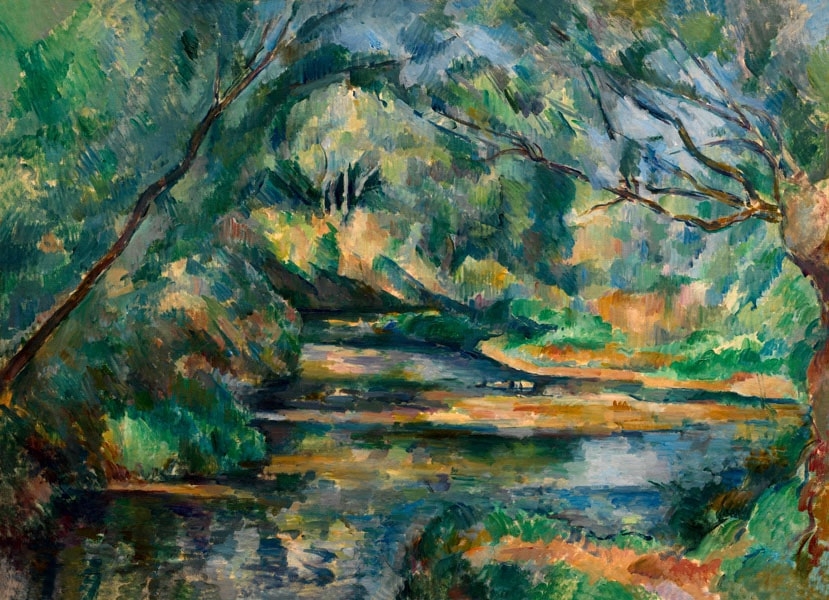 Image of The Brook, Paul Cézanne - plakat Wymiar do wyboru: 100x70 cm