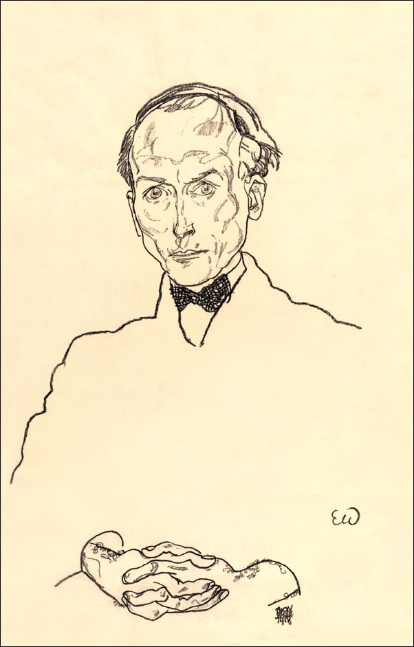 Image of Dr. Ernst Wagner, Egon Schiele - plakat Wymiar do wyboru: 59,4x84,1 cm