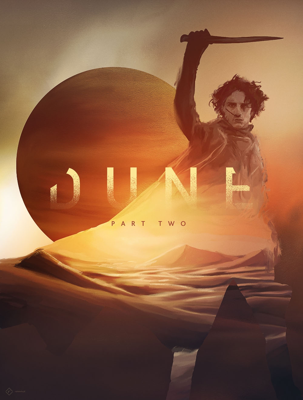 Image of Diuna - Dune Part Two - plakat premium Wymiar do wyboru: 29,7x42 cm