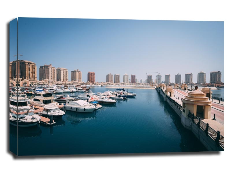 Image of the Pearl - Doha - obraz na płótnie Wymiar do wyboru: 120x90 cm