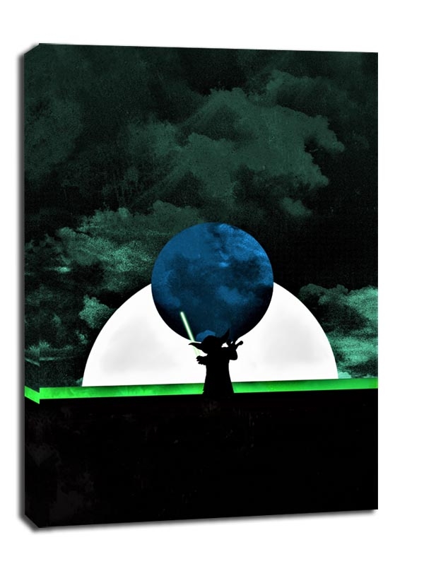Image of Sol Lunaris - Master Yoda, Gwiezdne Wojny Star Wars - obraz na płótnie Wymiar do wyboru: 40x50 cm