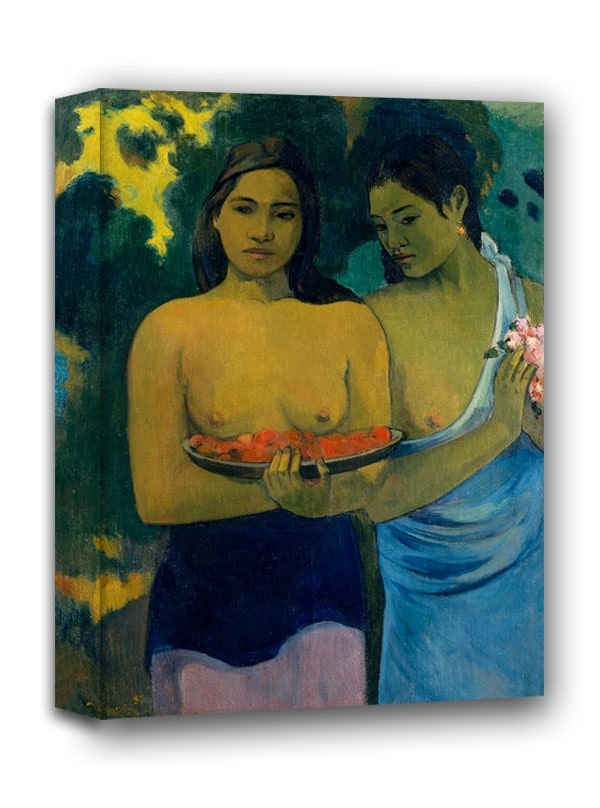 Image of Two Tahitian Women, Paul Gauguin - obraz na płótnie Wymiar do wyboru: 60x80 cm