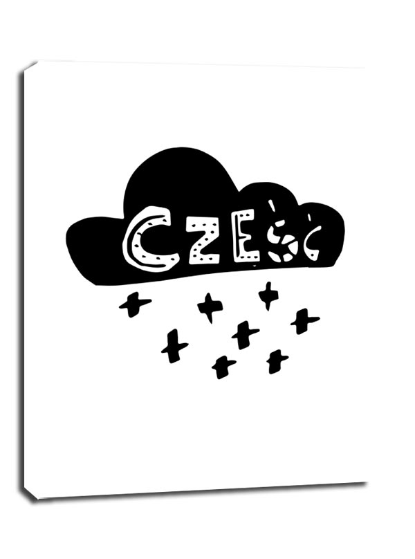 Image of Cześć - obraz na płótnie Wymiar do wyboru: 20x30 cm
