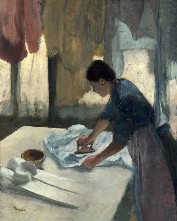 Image of Woman Ironing begun, Edgar Degas - plakat Wymiar do wyboru: 30x40 cm