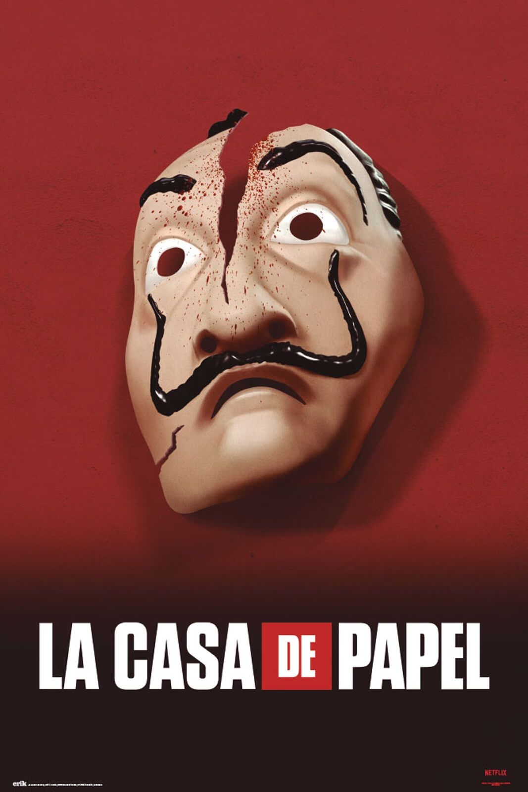 Image of La Casa De Papel Dom z Papieru - plakat