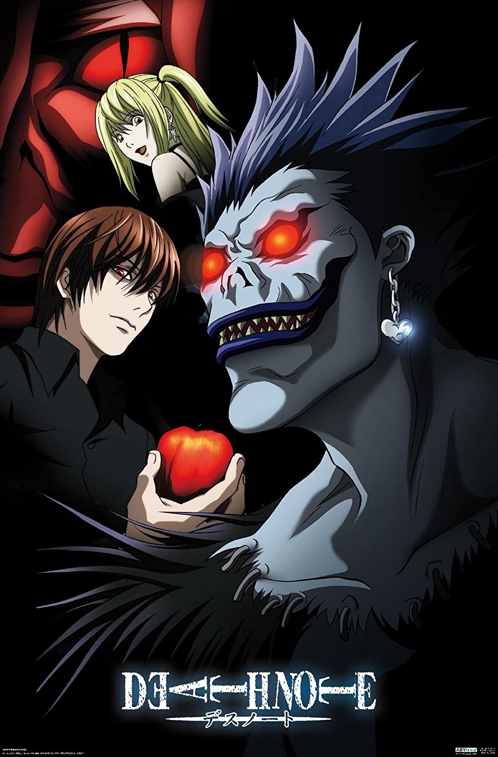 Image of Notatnik śmierci Death Note Kira Misa Misa Ryuk - plakat
