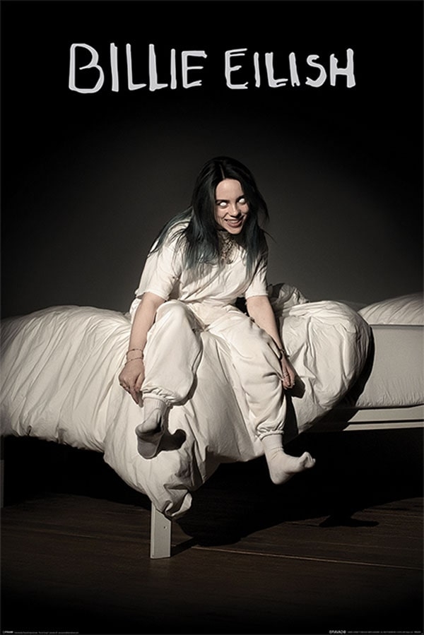 Image of Billie Eilish When We All Fall Asleep Where Do We Go - plakat