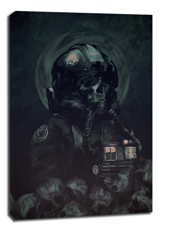 Image of Gwiezdne Wojny Star Wars Skull Pilot - obraz na płótnie Wymiar do wyboru: 40x60 cm