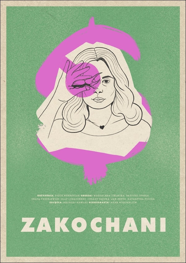 Image of Zakochani - plakat Wymiar do wyboru: 60x80 cm
