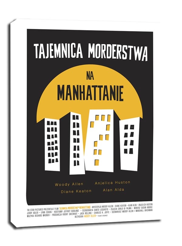 Image of Woody Allen Tajemnica morderstwa na Manhattanie - obraz na płótnie Wymiar do wyboru: 40x60 cm