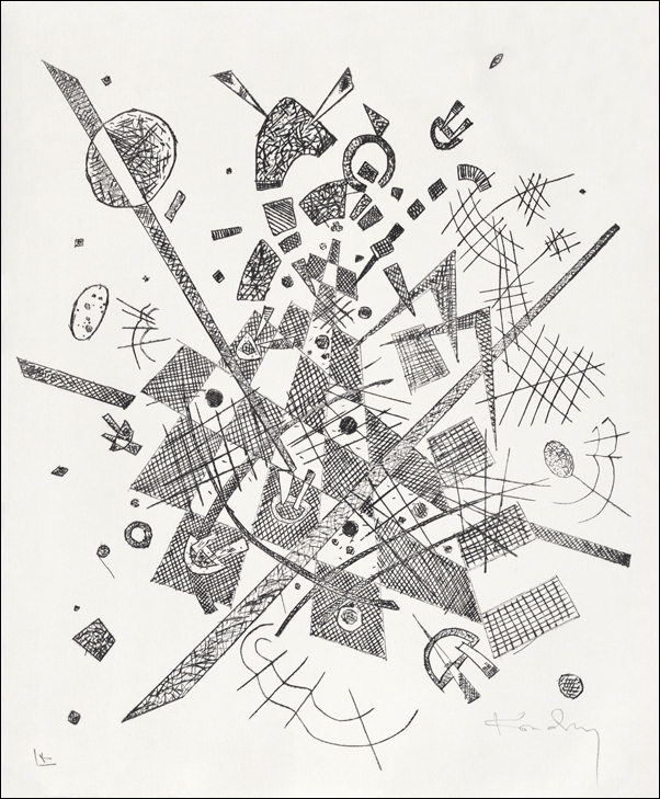 Image of Kleine Welten IX, Wassily Kandinsky - plakat Wymiar do wyboru: 30x40 cm