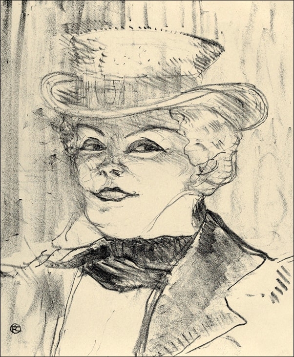 Image of Madame Réjane, Henri de Toulouse-Lautrec - plakat Wymiar do wyboru: 40x50 cm