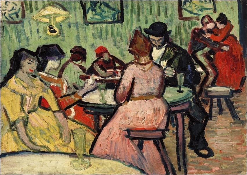 Image of The Brothel, Vincent Van Gogh - plakat Wymiar do wyboru: 80x60 cm