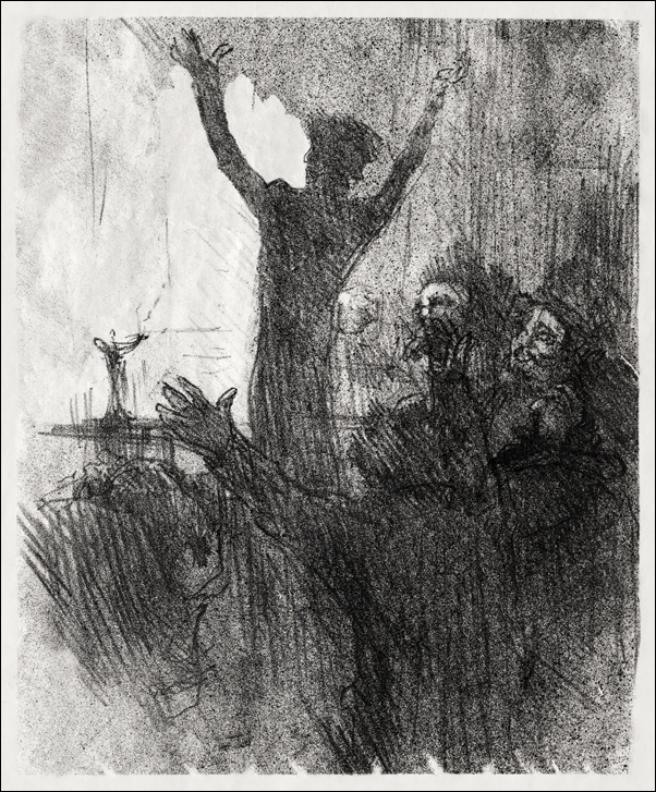 Image of Schlomé Fuss à la Synagogue, Henri De Toulouse-Lautrec - plakat Wymiar do wyboru: 21x29,7 cm