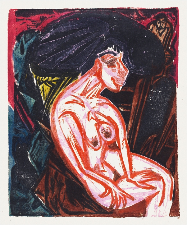 Image of The Beloved, Ernst Ludwig Kirchner - plakat Wymiar do wyboru: 50x70 cm