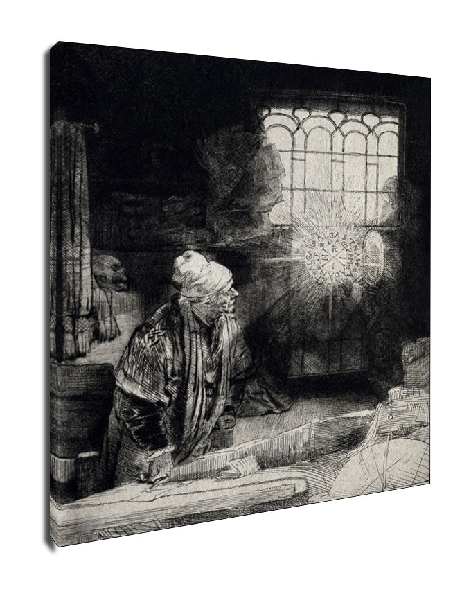 Image of Faust, Rembrandt - obraz na płótnie Wymiar do wyboru: 40x60 cm