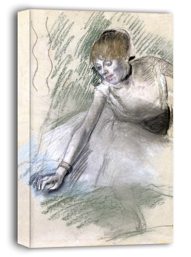 Image of Dancer1880 85, Edgar Degas - obraz na płótnie Wymiar do wyboru: 40x50 cm