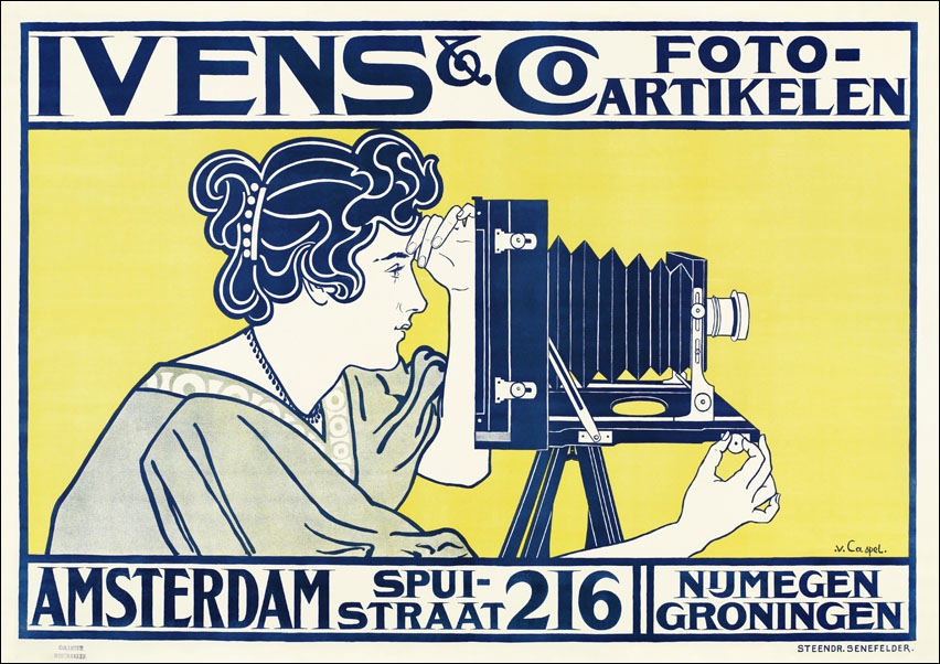 Image of Ivens & Co. Fotoartikelen, Johann Georg van Caspel - plakat Wymiar do wyboru: 100x70 cm