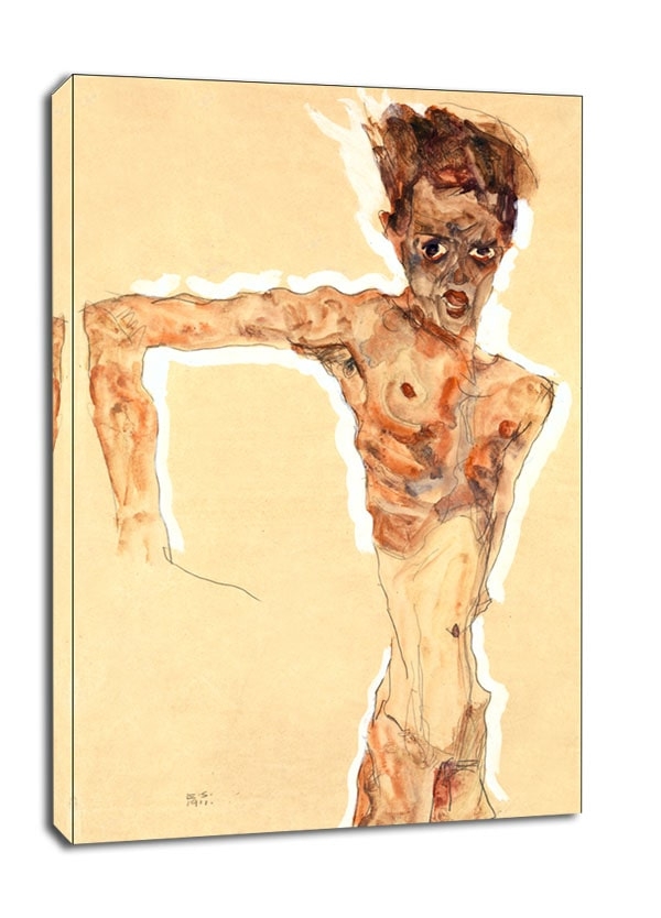 Image of Self Portrait, Egon Schiele - obraz na płótnie Wymiar do wyboru: 20x30 cm