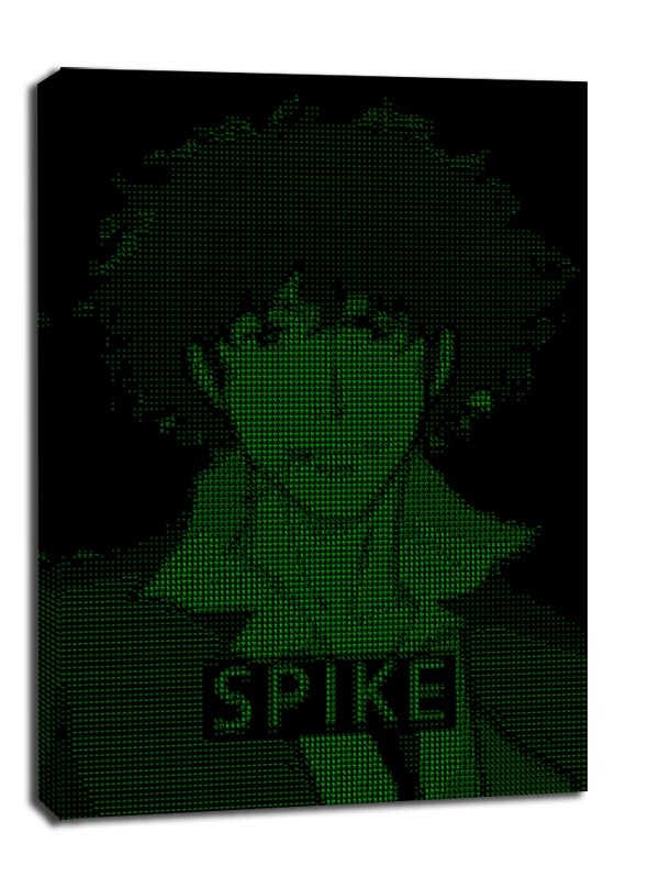 Image of H4CK3D - Spike, Cowboy Bebop - obraz na płótnie Wymiar do wyboru: 70x100 cm