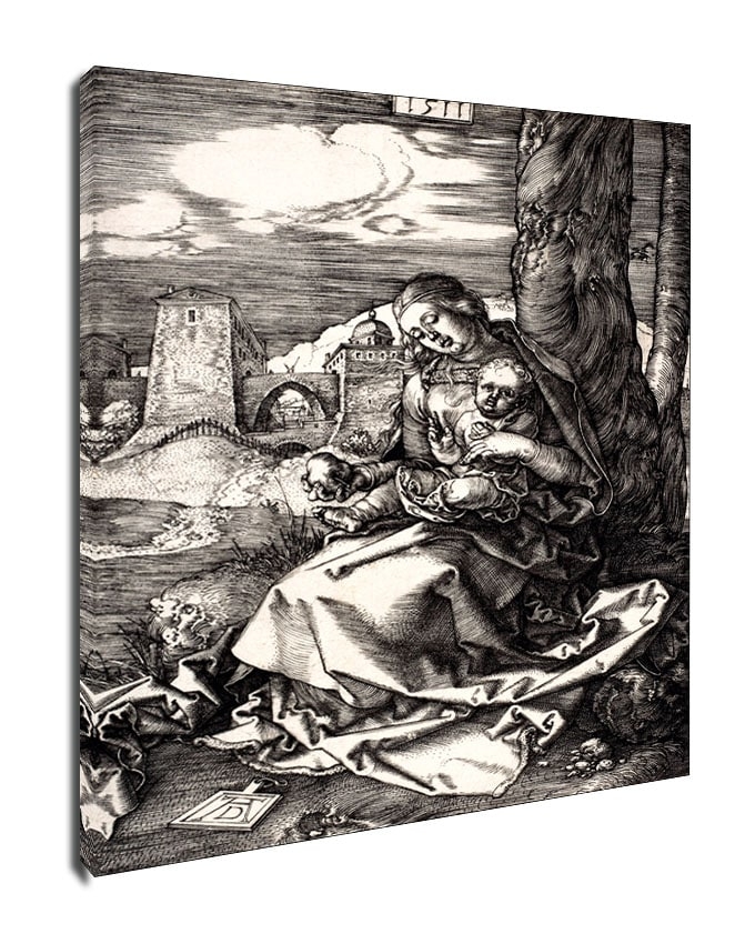 Image of Virgin and Child with the Pear, Albrecht Durer - obraz na płótnie Wymiar do wyboru: 90x120 cm