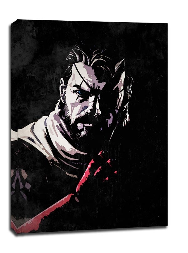 Image of Metal Gear - Big Boss - obraz na płótnie Wymiar do wyboru: 20x30 cm