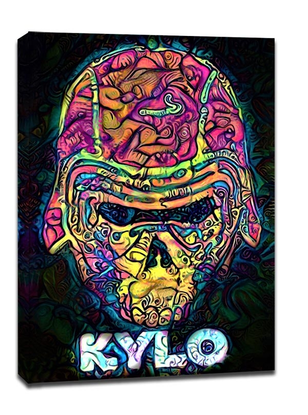 Image of PsychoSkulls, Kylo Ren, Star Wars Gwiezdne Wojny - obraz na płótnie Wymiar do wyboru: 60x80 cm