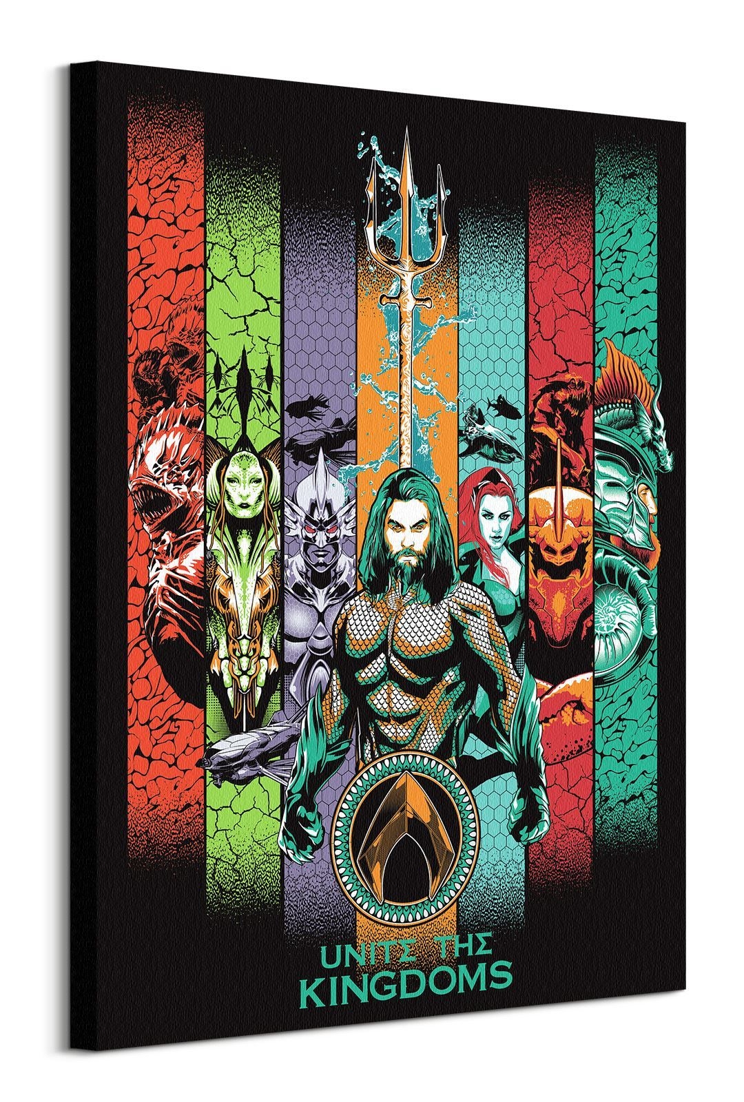 Image of DC Comics Aquaman Unite the Kingdoms - obraz na płótnie