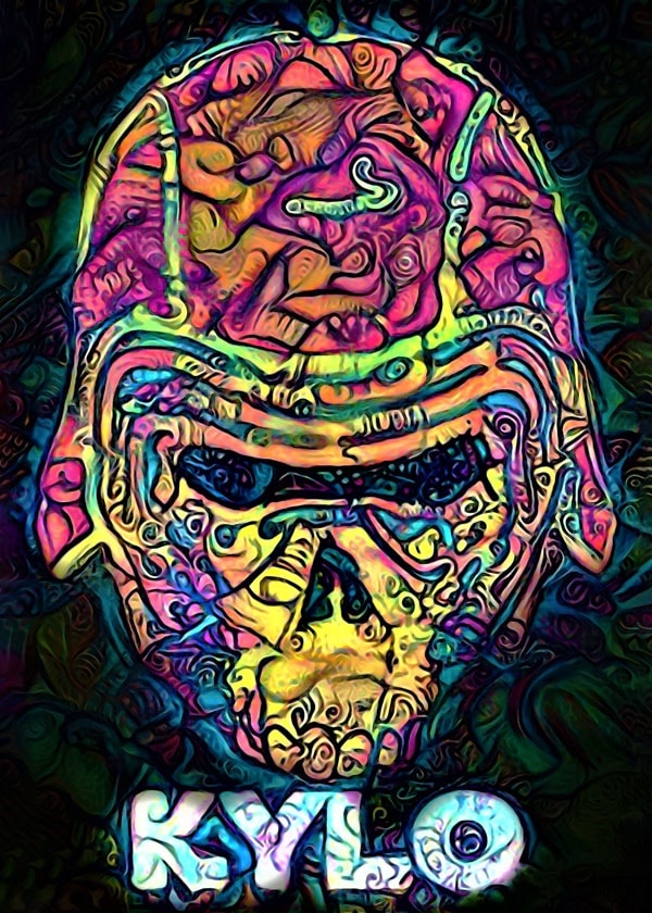 Image of PsychoSkulls, Kylo Ren, Star Wars Gwiezdne Wojny - plakat Wymiar do wyboru: 60x80 cm