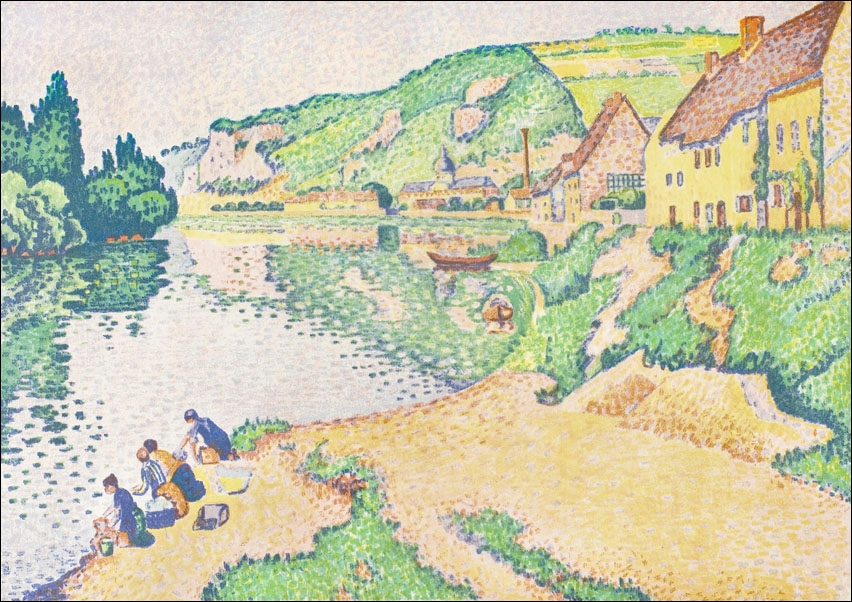 Image of The Andelys, Paul Signac - plakat Wymiar do wyboru: 40x30 cm