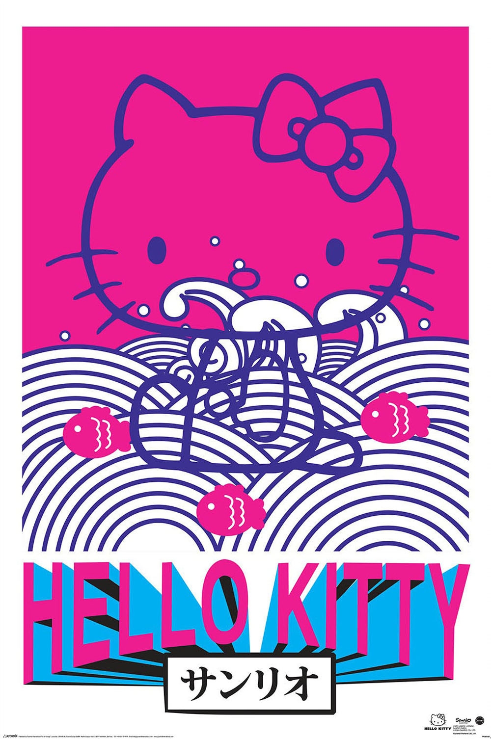 Image of Hello Kitty Tokyo Rebel - plakat