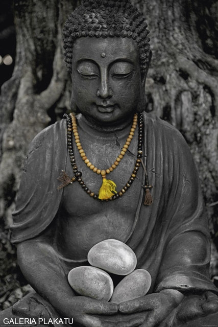 Image of Kamienny Budda - Buddha stone - plakat