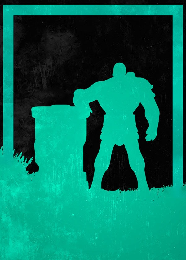 Image of League of Legends - Braum - plakat Wymiar do wyboru: 29,7x42 cm