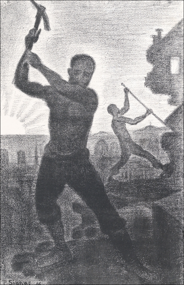 Image of Woman at the Window: Initial Conception for the painting "Sunday", Paul Signac - plakat Wymiar do wyboru: 21x29,7 cm