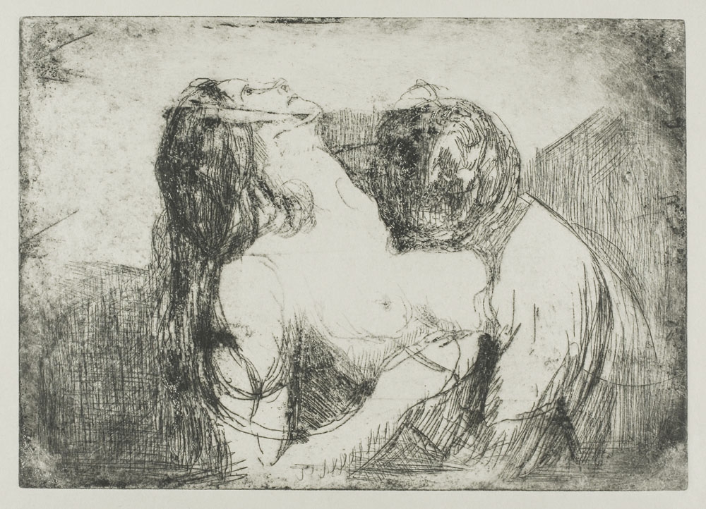 Image of The Bite (1914), Edvard Munch - plakat Wymiar do wyboru: 20x30 cm