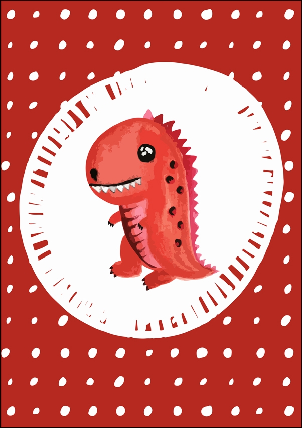 Image of dino - plakat Wymiar do wyboru: 60x80 cm